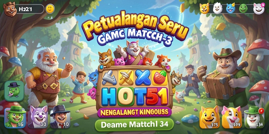 Tampilkan gameplay seru dan berwarna dari HOT51.