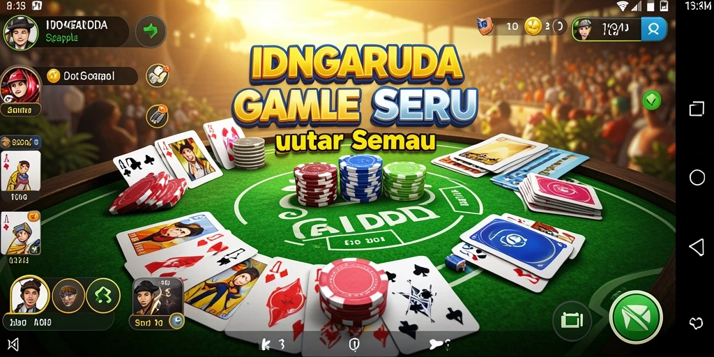 Tampilan gameplay Gaple yang menarik dan interaktif di IDNGARUDA.