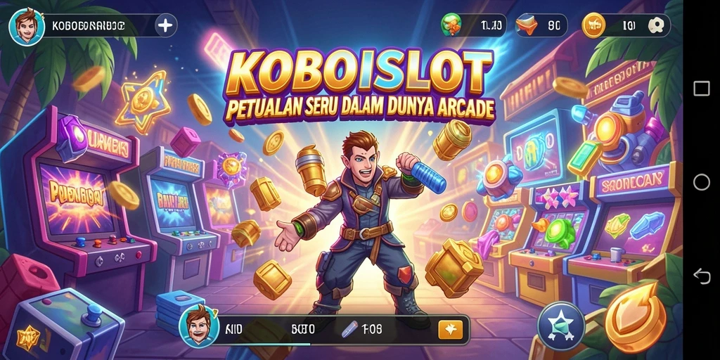 Tangkapan layar gameplay <strong>KOBOISLOT</strong> menampilkan aksi seru dalam permainan arcade.