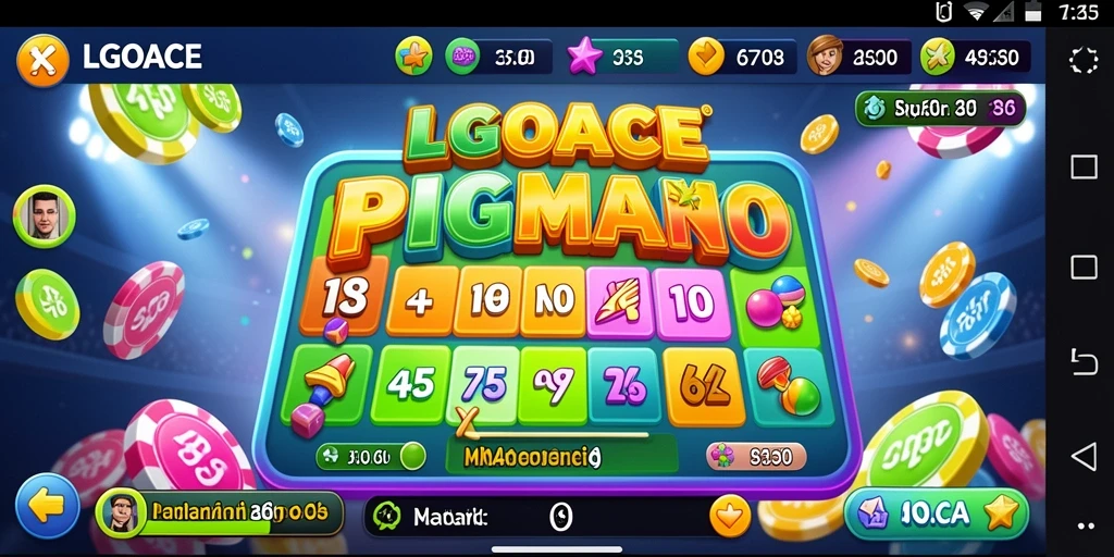 Tampilan permainan Bingo yang menarik di LGOACE.