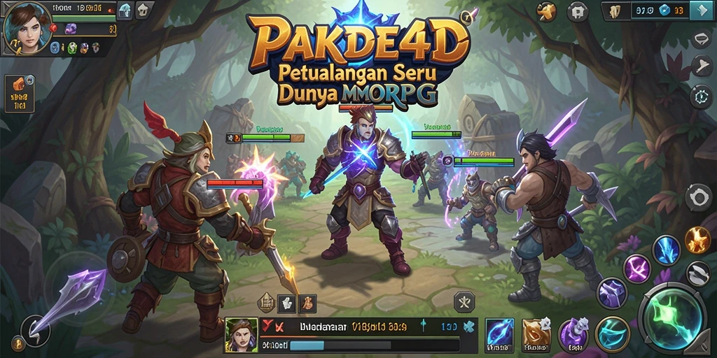 Gambar menakjubkan dari gameplay PAKDE4D dalam dunia MMORPG.
