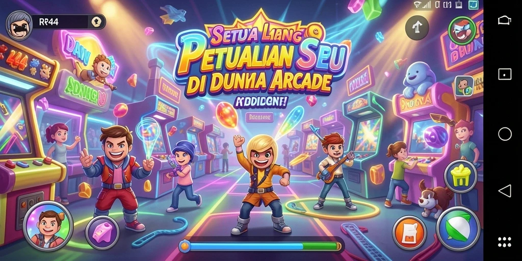 Tampilan permainan RR44 yang seru dan penuh aksi.