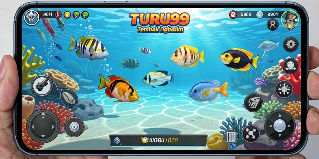 Tampilan menarik dari permainan Tembak Ikan TURU99 yang penuh aksi.