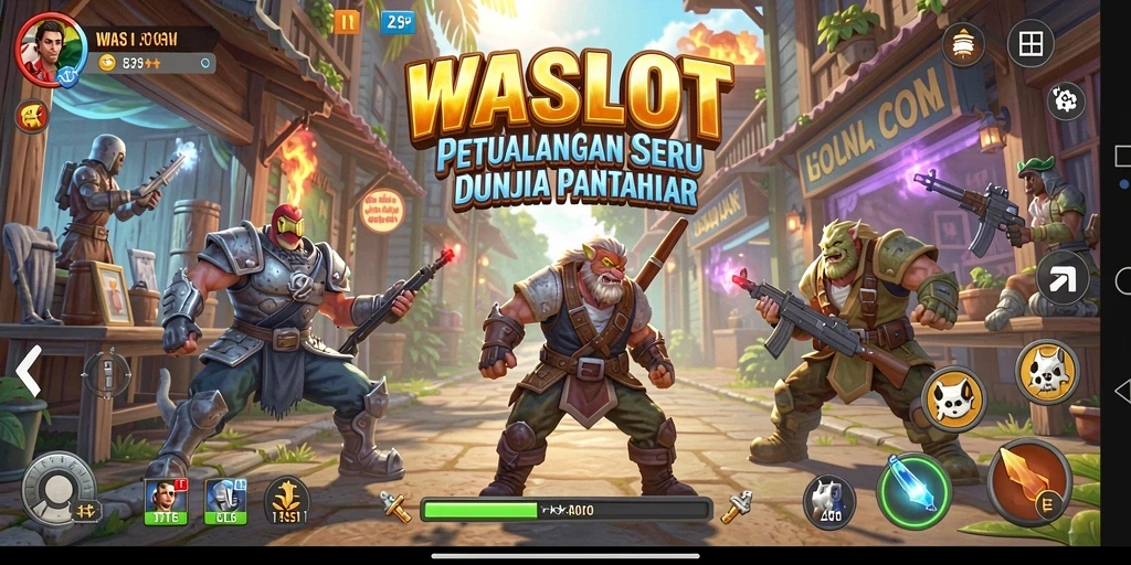Tampilan gameplay WASLOT yang mendebarkan di dunia petualangan.
