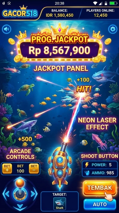 Tampilan antarmuka gacor518 yang menarik dan mudah digunakan.